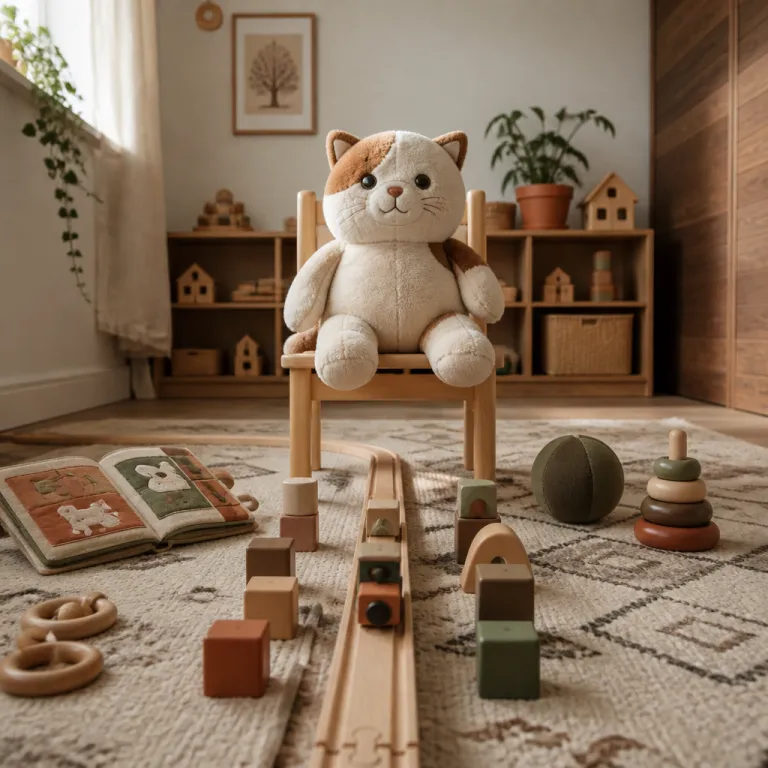 Peluche chat : le compagnon félin idéal pour l’éveil des tout‑petits