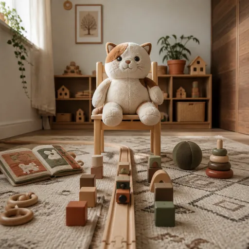 Peluche chat : le compagnon félin idéal pour l’éveil des tout‑petits